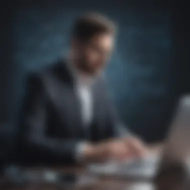 Data Scientist Analyzing Unstructured Data Patterns Data Scientist Analyzing Unstructured Data Patterns