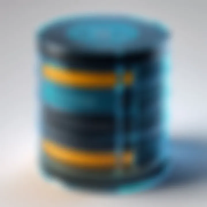 Database structure optimization illustration