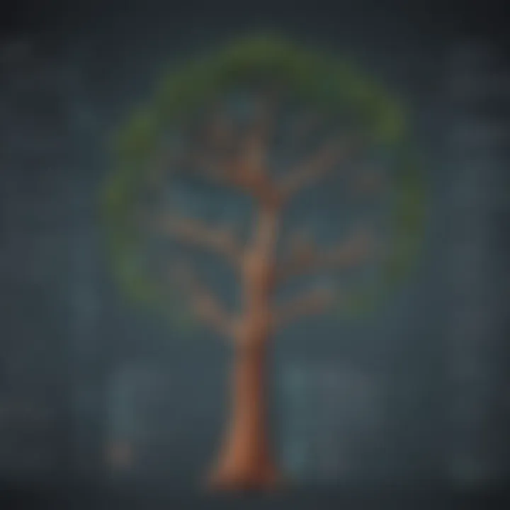 Decision-making tree diagram in Excel