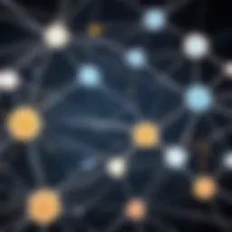 A complex network of interconnected nodes symbolizing advanced problem-solving techniques.