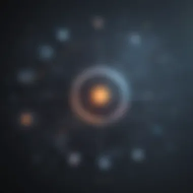 Element Interconnectedness Abstract visualization symbolizing the interconnectedness of website elements