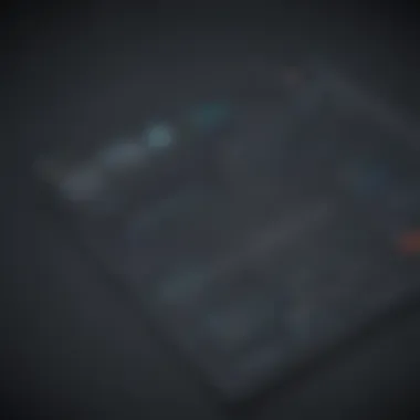 Sleek User Interface Minimalistic user interface design showcasing website functionality