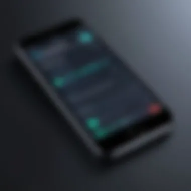 Enhancing iPhone Security with Digital Measures Digital Security Concept