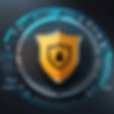 Fortifying iPhone Defenses Against Malware Threats Security Shield Icon