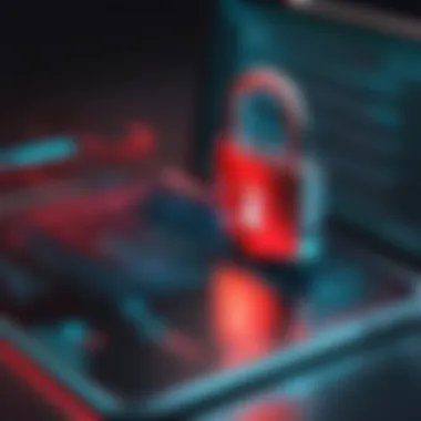 Visualizing Digital Security Concept Digital security concept