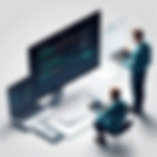 A conceptual illustration showing the distinction between code coverage and test coverage in software development.
