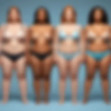 Diversity in Body Types for BMI Evaluation Illustration depicting diverse body types for BMI assessment