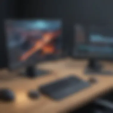 Essential Hardware for Dual Displays Illustration of hardware needed for dual monitor setup