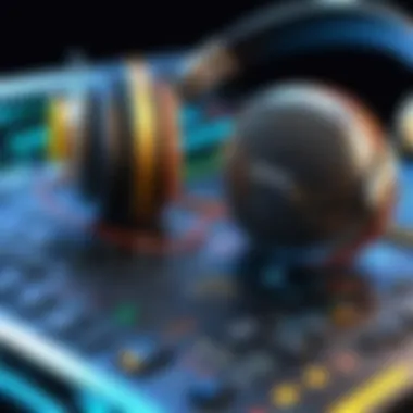 Technology Behind Accurate Translations A close-up of audio equipment used in translation