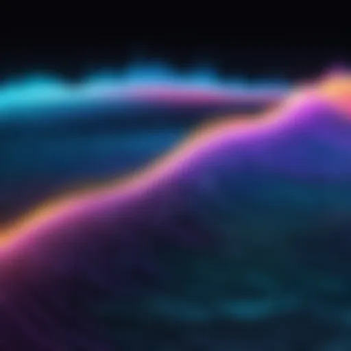 A sound wave graphic representing audio translation