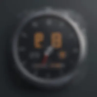 Efficient Time Management Design Digital clock with date designed for enhanced time management