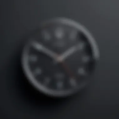 Elegant Minimalist Clock Widget Elegant clock widget with minimalist design