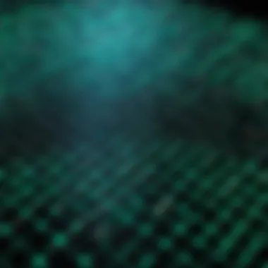 Matrix of Mathematical Precision Digital matrix showcasing mathematical precision