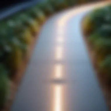 Pathway to Equation Solutions Illuminated pathway illustrating problem-solving