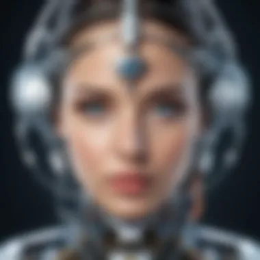 Ethical Considerations in AI and ML Conceptual image addressing ethical concerns in AI and ML