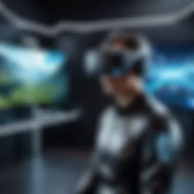 Virtual reality AI gaming environment