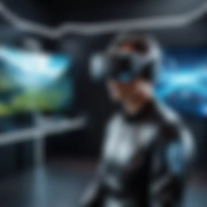 Virtual reality AI gaming environment