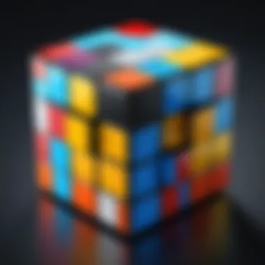 Diagram illustrating Rubik's Cube algorithms