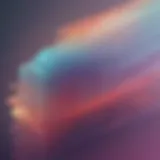 Abstract design with translucent layers