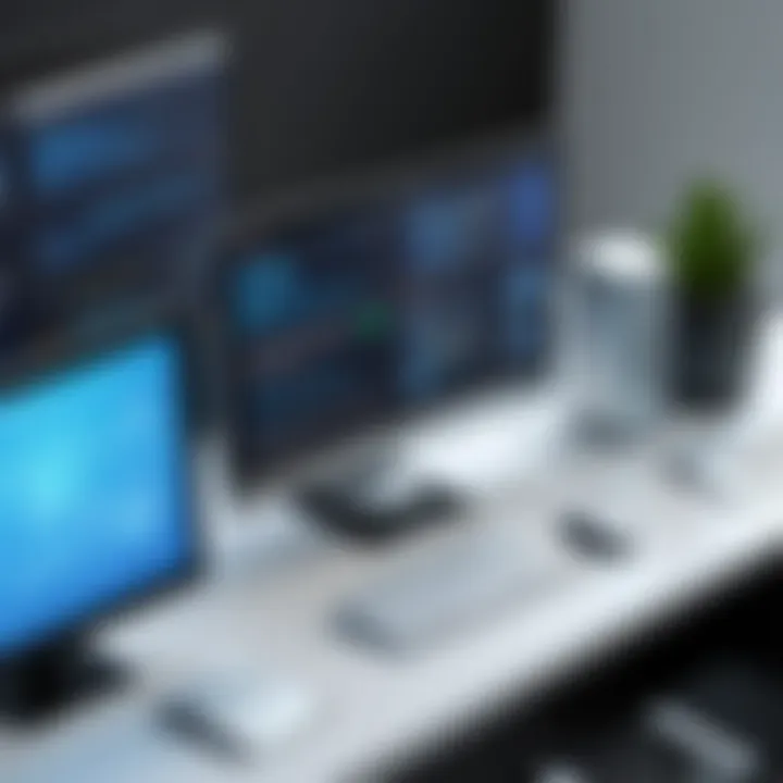 Illustration depicting real-world applications of DBMS in businesses