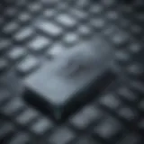 Illustration depicting advanced data encryption techniques