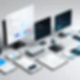 Illustration of different authentication methods