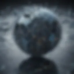 Illustration depicting intricate global business network