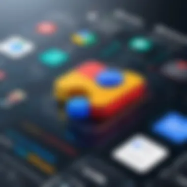 Visual representation of data management benefits using Google PDF Extractor