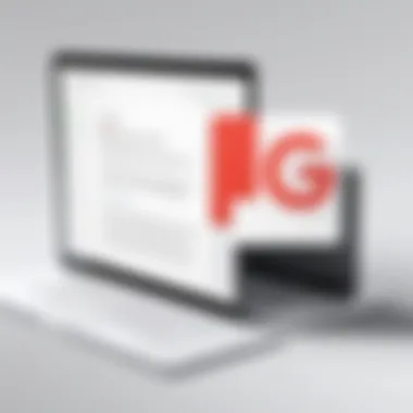 Illustration showcasing the Google PDF Extractor interface