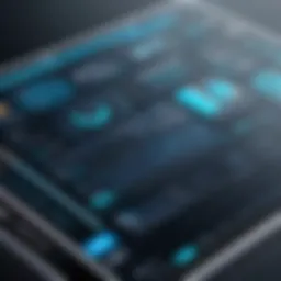 A visually engaging user interface showcasing interactive elements