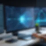 Illustration depicting network scanning process