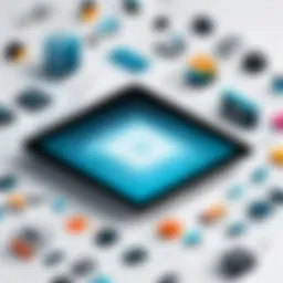 A visual representation of various mashup sites showcasing their unique features