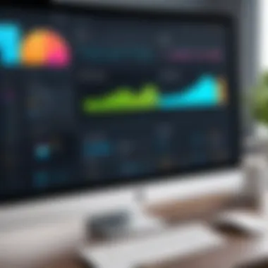 Diverse Templates on a Website Builder A modern dashboard of a website building platform showcasing diverse templates