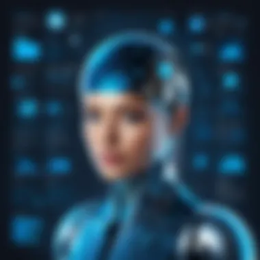 An illustration showcasing various machine learning algorithms used in Azure.