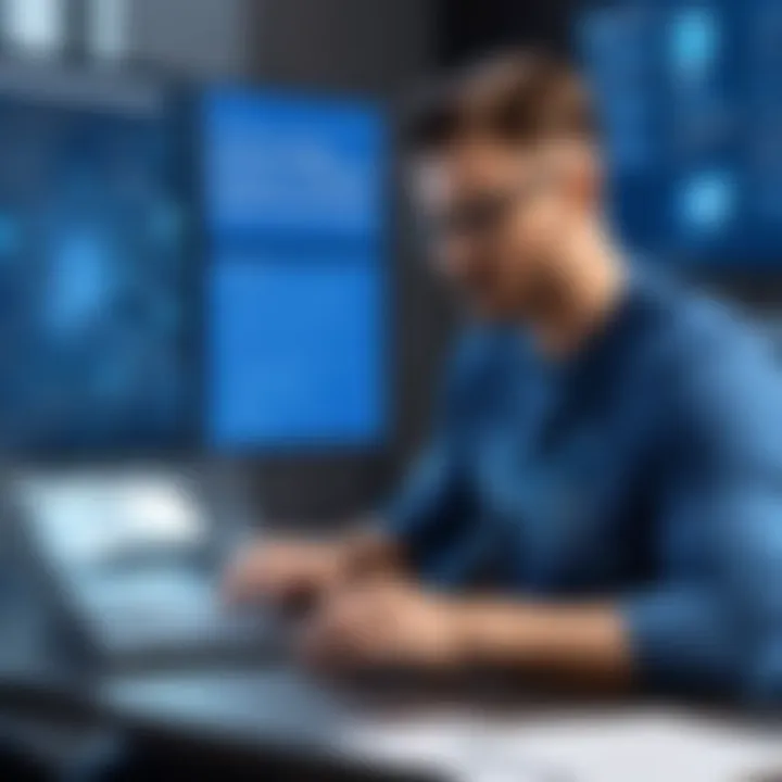 A conceptual graphic displaying the skills essential for mastering Azure ML.