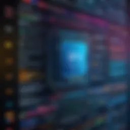 An intricate interface of a code compiler displaying multiple programming languages.