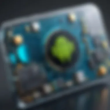 Technological Innovations Shaping Android Apps Visual highlighting technological advancements in app development