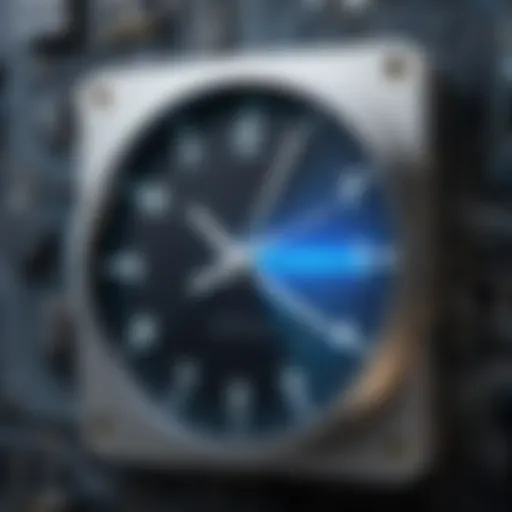 Illustration depicting the architecture of Precision Time Protocol
