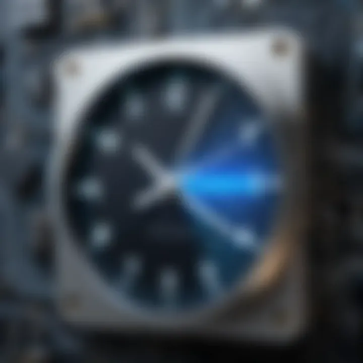 Illustration depicting the architecture of Precision Time Protocol