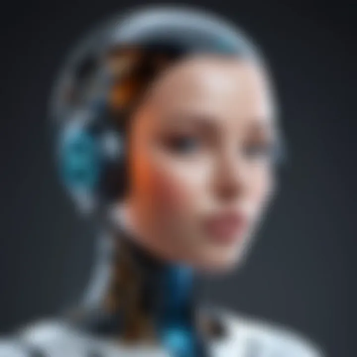 An illustration depicting AI integration with voice platforms