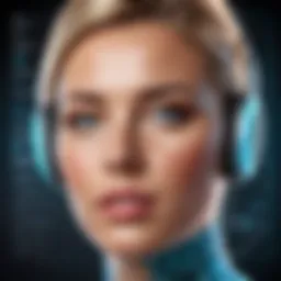 A visual representation of speech recognition technology