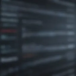 Illustration depicting PHP script running on a digital screen