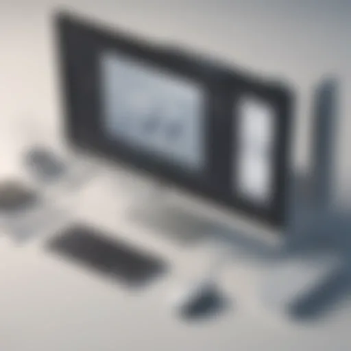 Illustration of installing the Zoom app on a computer
