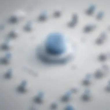 Robust Security Measures in Federated Architecture Conceptual visualization of security features in federated architecture