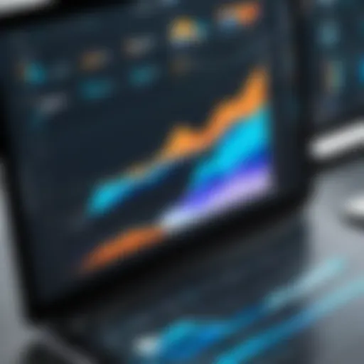 Graph showcasing forecasting trends in Tableau