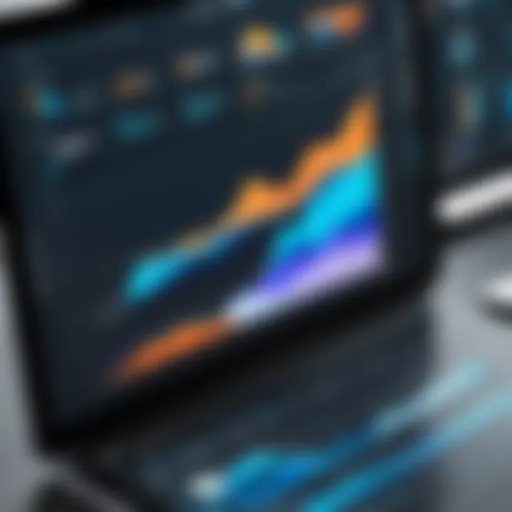 Graph showcasing forecasting trends in Tableau