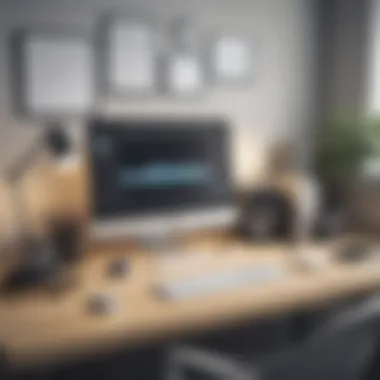 Graphic Designer Workspace Graphic designer workspace