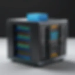 A diagram illustrating the architecture of an FTP server setup