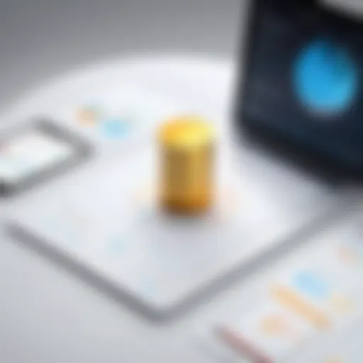 Illustration of data models in a digital environment