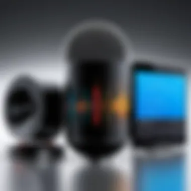 Understanding Audio File Formats for Recordings An illustration of various audio file formats used in voice recording.